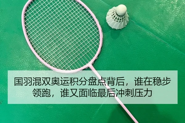 国羽混双奥运积分盘点背后，谁在稳步领跑，谁又面临最后冲刺压力 | kaiyun